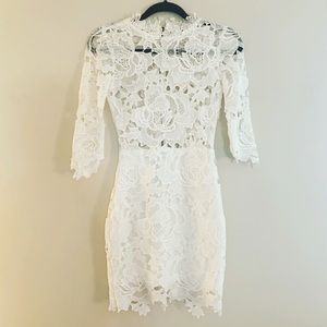 Hello Molly 🎀 Light Me Up Dress White